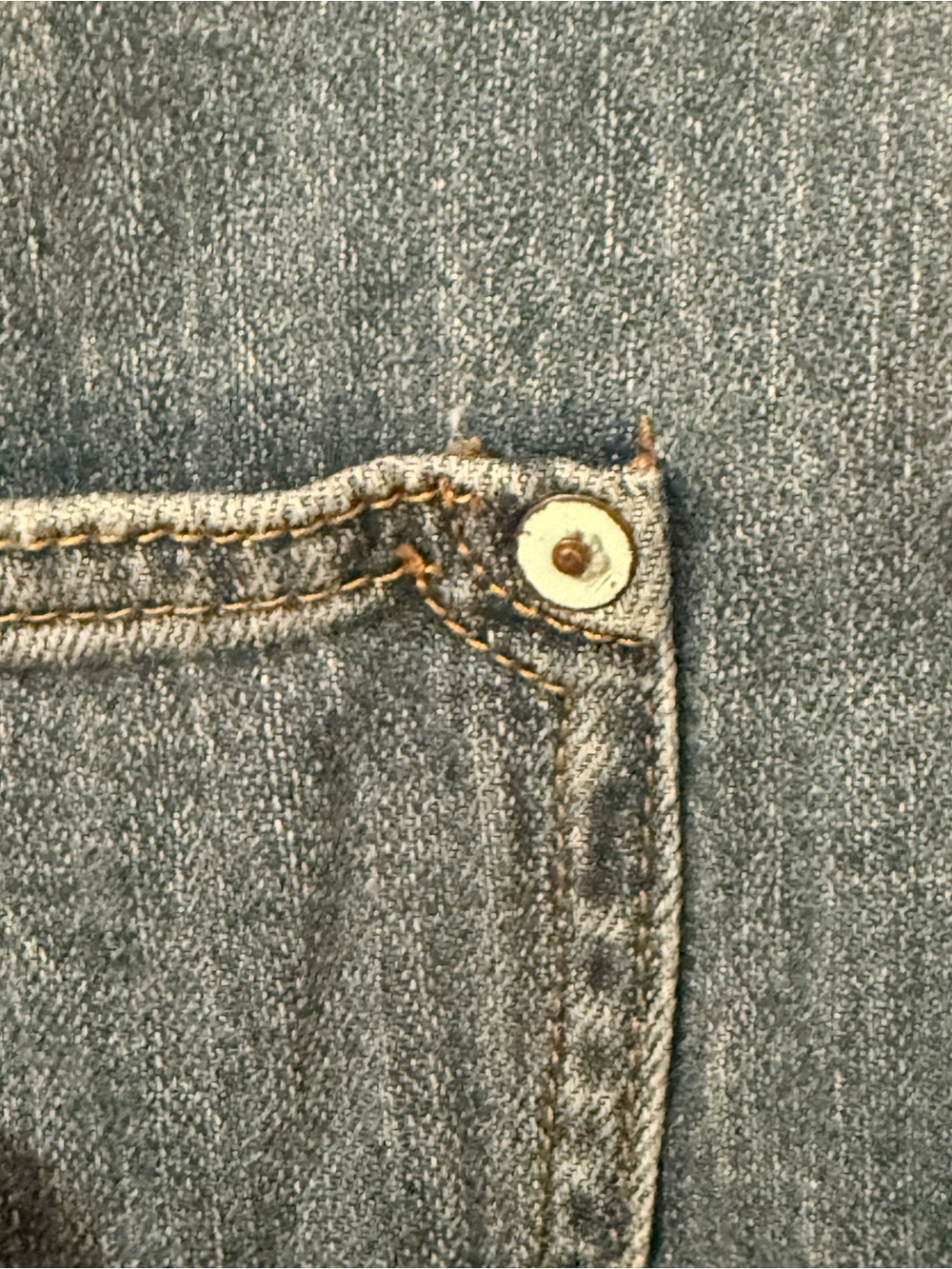 Anthropologie Pilcro Planet Friendly Blue Wide-Leg Distressed Jeans - Picture 6 of 6